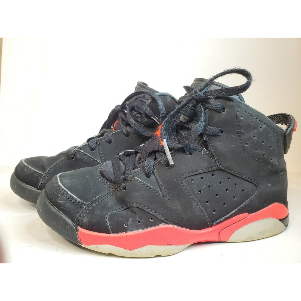 Retro Jordan 6 Retro PS Infared 384666-023 Size 13C Child US Pre-school Used